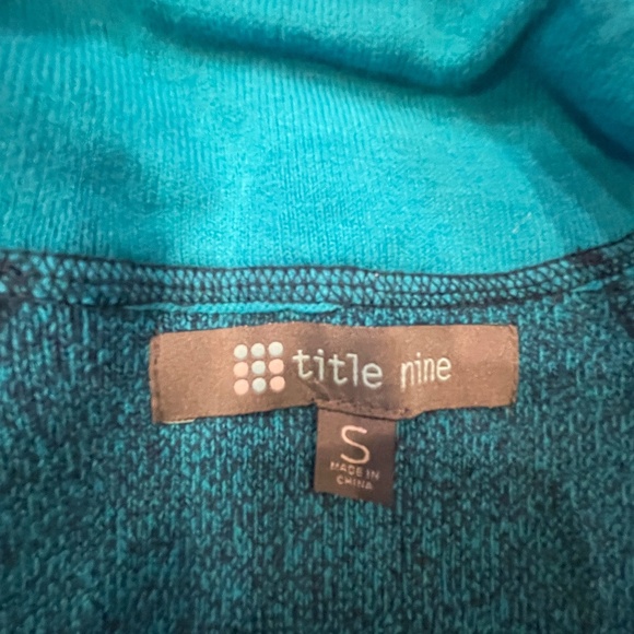 NEW! Title Nine Colorblocked Full Zip Mock NeckSweater Size Small - Picture 3 of 14